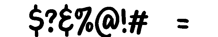 PG Fresh Holiday Font OTHER CHARS
