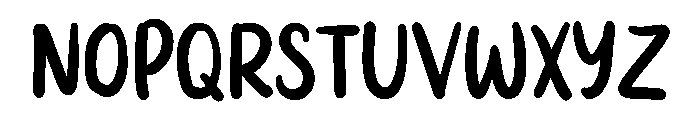 PG Friday Brush Regular Font UPPERCASE