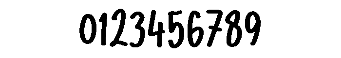 PG Friendly Brush Font OTHER CHARS
