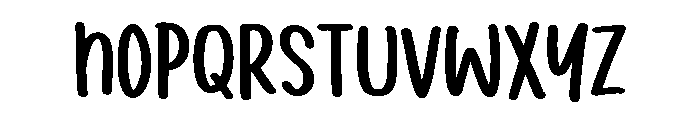 PG Frontier Regular Font LOWERCASE