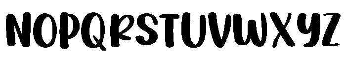 PG Funky Holiday Regular Font UPPERCASE