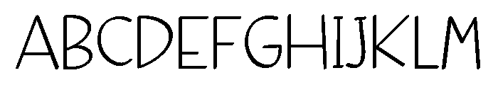 PG Gentle Bloom Font UPPERCASE