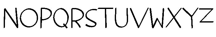 PG Gentle Bloom Font UPPERCASE