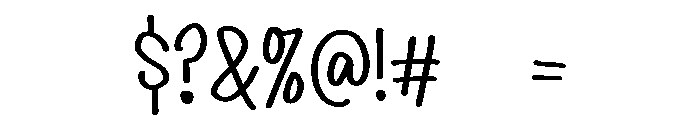 PG Gentle Notes Font OTHER CHARS