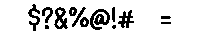 PG Gentle Sketch Font OTHER CHARS