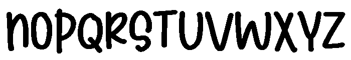 PG Gentle Sketch Font LOWERCASE