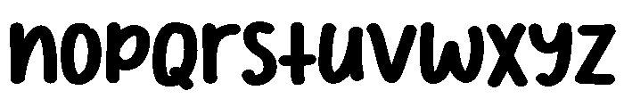 PG Gentle Wave Font LOWERCASE