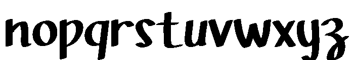 PG Ghostie Regular Font LOWERCASE