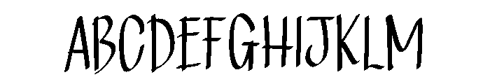 PG Glamoris Font UPPERCASE