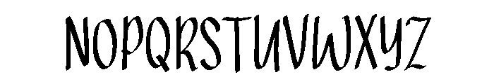 PG Glamoris Font UPPERCASE