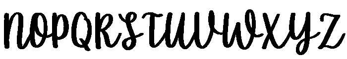 PG Glandis Font UPPERCASE
