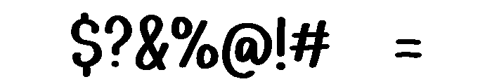 PG Golden Curve Font OTHER CHARS
