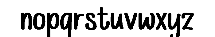 PG Golden Curve Font LOWERCASE