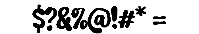 PG Goyah Regular Font OTHER CHARS