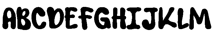 PG Goyah Regular Font UPPERCASE