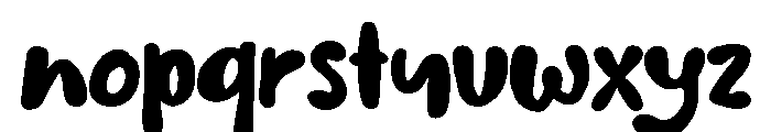 PG Goyah Regular Font LOWERCASE