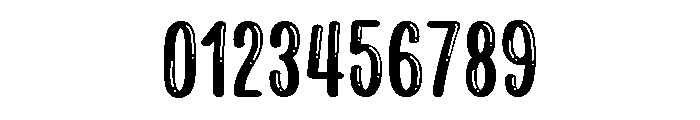 PG Gracias Regular Font OTHER CHARS