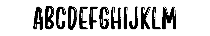 PG Gracias Regular Font UPPERCASE