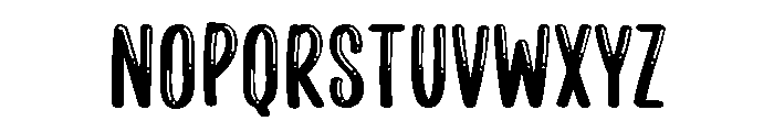 PG Gracias Regular Font UPPERCASE