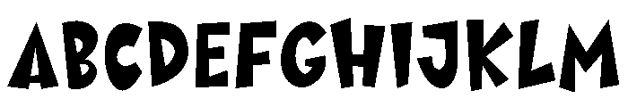 PG Grinch Stolen Regular Font UPPERCASE