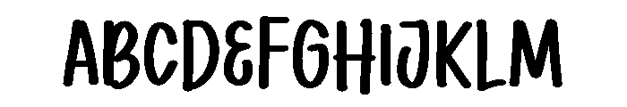 PG Handivo Brush Font UPPERCASE