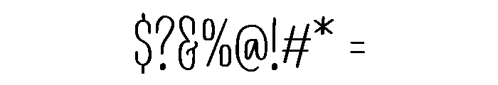 PG Happy Holiday Regular Font OTHER CHARS