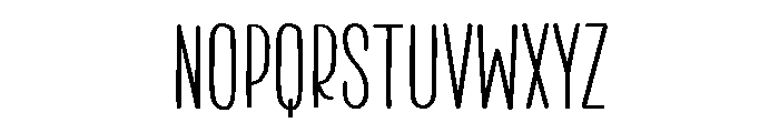 PG Happy Holiday Regular Font UPPERCASE