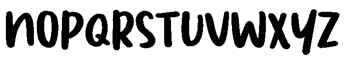 PG Happy Spring Font UPPERCASE