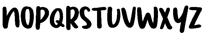 PG Happy Spring Font LOWERCASE