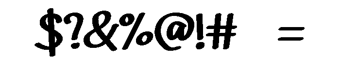 PG Haunted Ink Regular Font OTHER CHARS