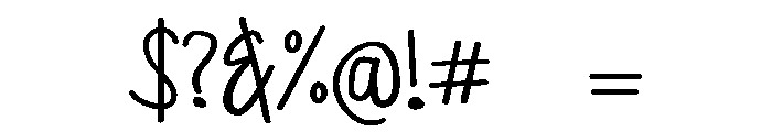 PG Haunter Regular Font OTHER CHARS
