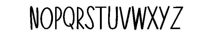 PG Haunter Regular Font UPPERCASE