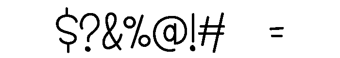 PG Headliner Font OTHER CHARS
