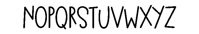 PG Headliner Font LOWERCASE