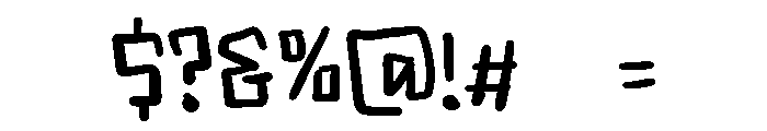 PG Heart Confetti Font OTHER CHARS