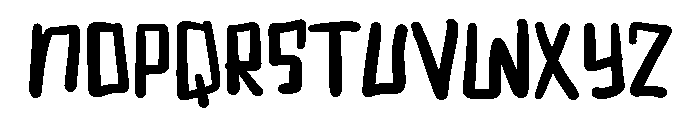 PG Heart Confetti Font UPPERCASE