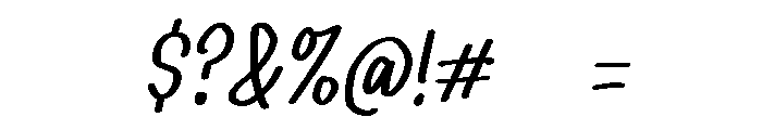 PG Hello Beautiful Regular Font OTHER CHARS