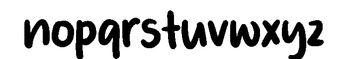 PG Hello Eloria Font LOWERCASE