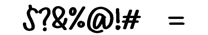 PG Holiday Vibes Font OTHER CHARS