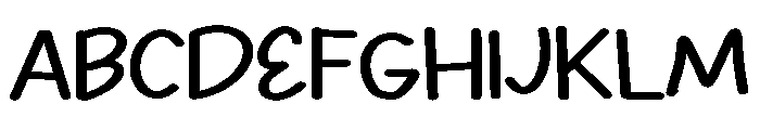 PG Holiday Vibes Font UPPERCASE