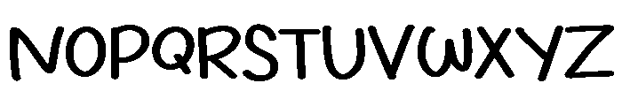 PG Holiday Vibes Font UPPERCASE