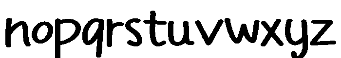 PG Holiday Vibes Font LOWERCASE