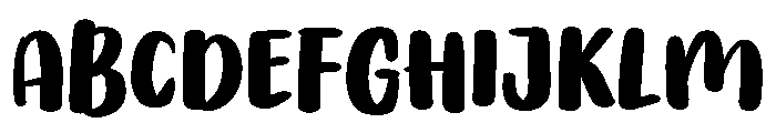 PG Honey Quincy Regular Font UPPERCASE