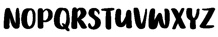 PG Honey Quincy Regular Font UPPERCASE