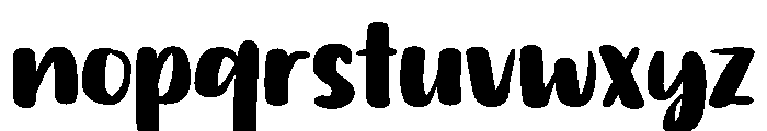 PG Honey Quincy Regular Font LOWERCASE