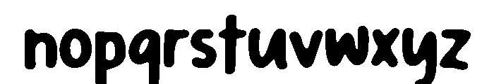PG Honeyroll Blur Font LOWERCASE
