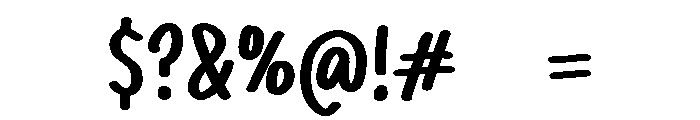 PG Humble Night Font OTHER CHARS