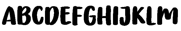 PG Hushmine Regular Font UPPERCASE