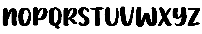 PG Hushmine Regular Font UPPERCASE