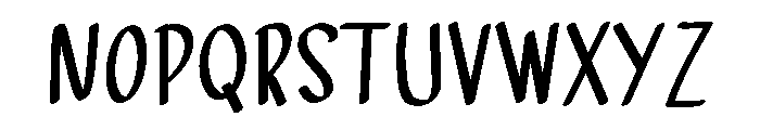 PG Inkmood Regular Font UPPERCASE